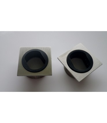 Rosace bec de cane à encastrée pour poignée béquille