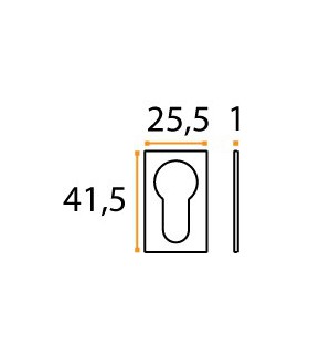 Rosace pour cylindre Européen à coller Rosace pour cylindre Européen à coller