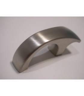 Poignée bouton pont nickel satiné Poignée bouton pont nickel satiné