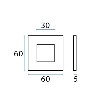 Poignée inox à coller sur porte coulissante en verre