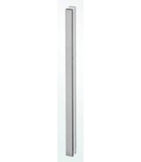 Poignée inox 300 mm à coller sur porte coulissante en verre Poignée inox 300 mm à coller sur porte coulissante en verre