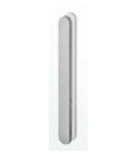 Poignée inox 150 mm à coller sur porte coulissante en verre Poignée inox 150 mm à coller sur porte coulissante en verre