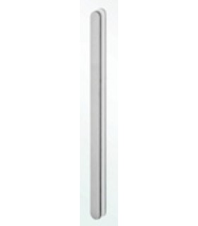Poignée inox 300 mm à coller sur porte coulissante en verre Poignée inox 300 mm à coller sur porte coulissante en verre