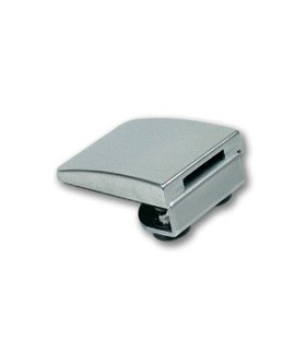 Gâche pour serrure de vitrine en verre