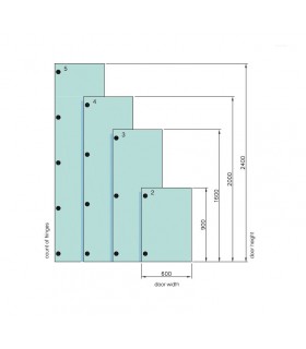 Charnière pour porte de vitrine verre recouvrant Charnière pour porte de vitrine verre recouvrant