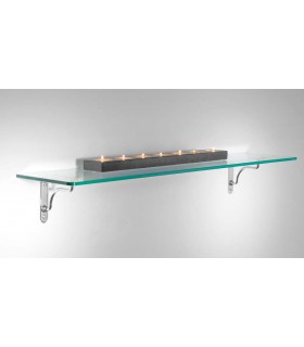 Tablette en verre découpe rectangulaire 900/200