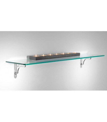 Tablette en verre découpe rectangulaire 900/200