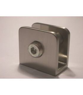 Pince fixe pour verre d'épaisseur 4 à 8 mm Pince fixe pour verre d'épaisseur 4 à 8 mm