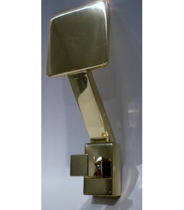 Patère Zen doré brillant