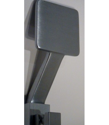 Patère Zen chromé satiné