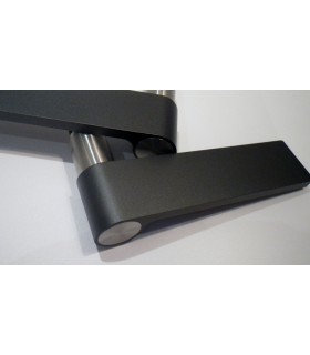 Paire de poignée béquille design Outline dark grey J310