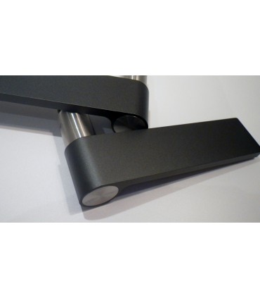 Paire de poignée béquille design Outline dark grey J310