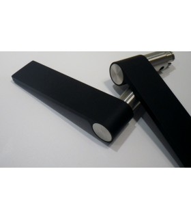 Paire de poignée béquille Outline black mat J313
