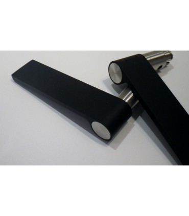 Paire de poignée béquille Outline black mat J313