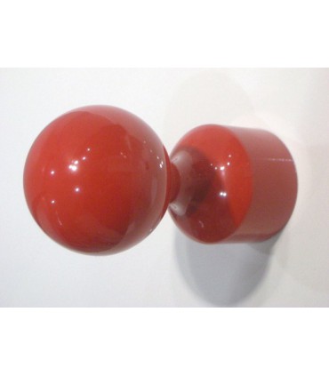 Patère murale série BUBBLE rouge