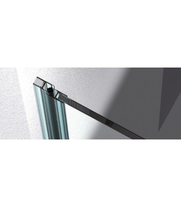 Profil aluminium support de joint d'étanchéité