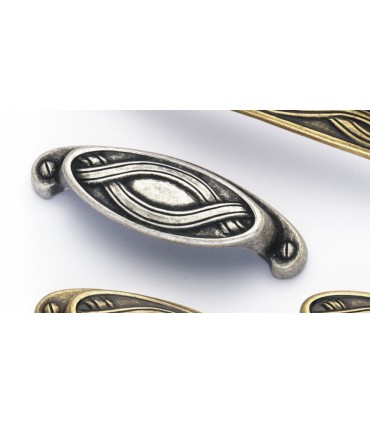 Poignée cuvette vieil argent