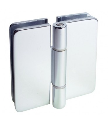 Charnière de porte en verre sans arrêt