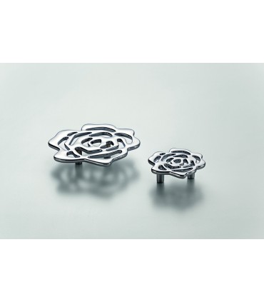 Poignée de meuble série Floris chromé brillant