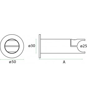 Support pour tube Ø 25 Support pour tube Ø 25