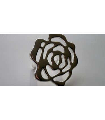 Poignée de meuble série Floris bain d'argent