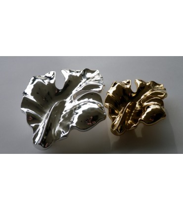 Poignée de meuble série Eden bain d'argent et bain d'or