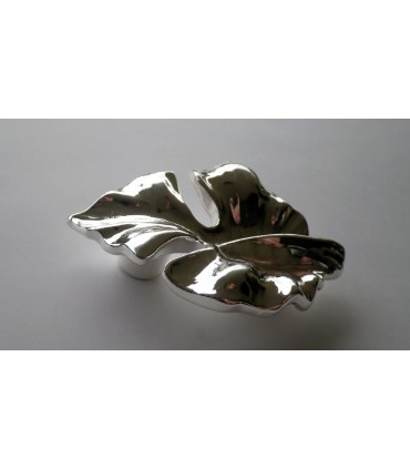 Poignée de meuble série Eden bain d'argent