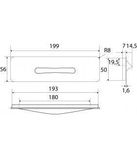 Ligne Origami comme une bouche ouverte Ligne Origami comme une bouche ouverte