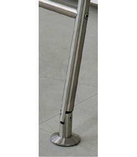 Echelle de bibliothèque en inox 