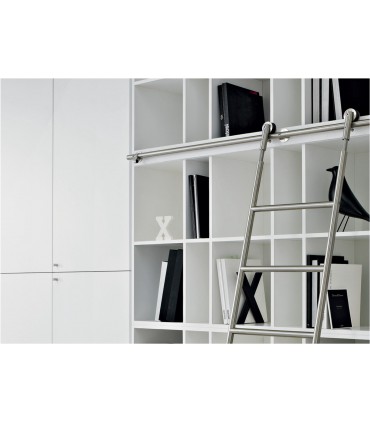 Echelle de bibliothèque en inox 