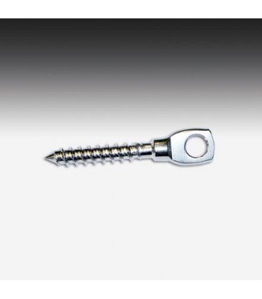 Vis bois à oeillet M6 ou M8 pour ancrage tendeur