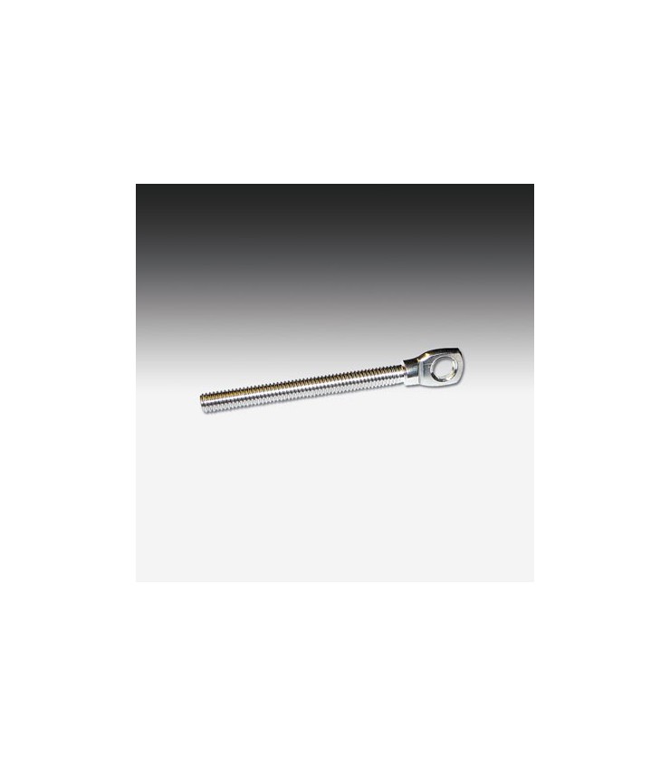 Crochet à Œillet Ouvert - Filetage Métrique 8x55 Mm - Inox A2 - Boîte De 5 Pièces - Fixation Pour Réseaux, Câbles, Supportage