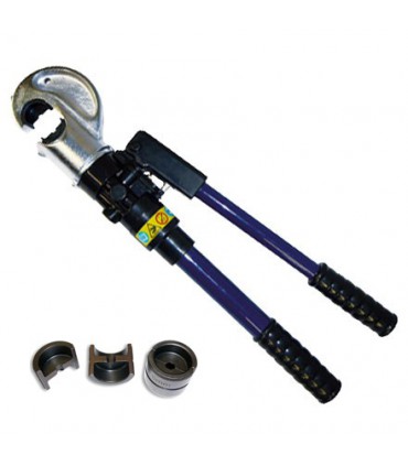 Sertissage hydraulique sur câble de Ø 4, 5 ou 6 mm