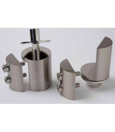 Pivots libre Free extra 55 pour porte en verre sans encoche