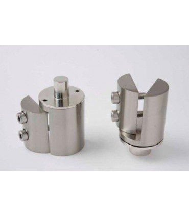 Pivots libre Free extra 55 pour porte en verre sans encoche