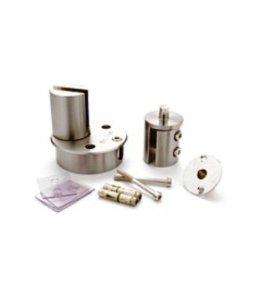 Pivots sur ressort Only extra 100 pour porte en verre avec encoche