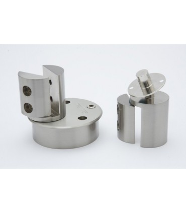 Pivots sur ressort Only extra 100 pour porte en verre avec encoche