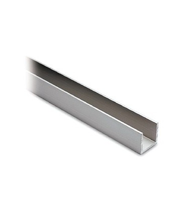 Profil aluminium 15 x 15 x 15 mm anodisé argent mat