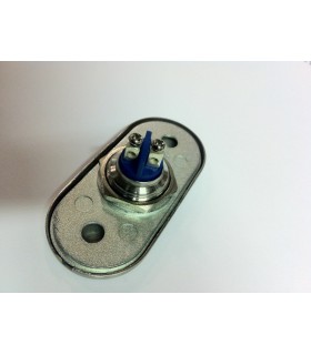 Bouton de sonnette oblong 64/30 mm en inox brossé Bouton de sonnette oblong 64/30 mm en inox brossé