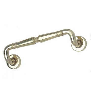 Poignée laiton fixe sur rosaces style 220RP