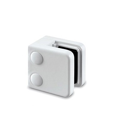 Pince a verre à talon plat - modèle 21 - Zamak blanc 9016 mat