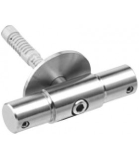 Connecteur intermédiaire pour tube Ø 25 mm à fixation murale Connecteur intermédiaire pour tube Ø 25 mm à fixation murale