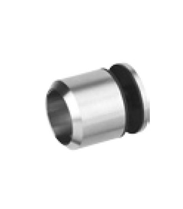Support d'extrémité pour Ø 25 mm fixation sur verre