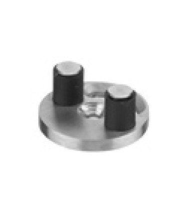 Guide sol pour porte verre d'épaisseur 8 à 12 mm