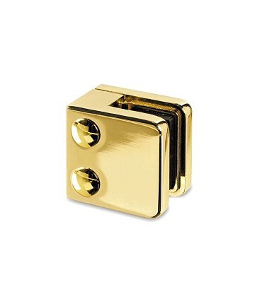 Pince a verre à talon plat - modèle 21 - Zamak doré brillant