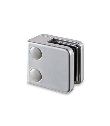 Pince a verre à talon plat - modèle 21 - Zamak gris 9006 mat