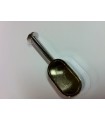 Embase chromé brillant sans platine pour tube ovale de 30 x 15 mm Embase chromé brillant sans platine pour tube ovale de 30 x 15 mm