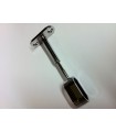 Embase réglable chromé brillant pour tube ovale de 30 x 15 mm Embase réglable chromé brillant pour tube ovale de 30 x 15 mm