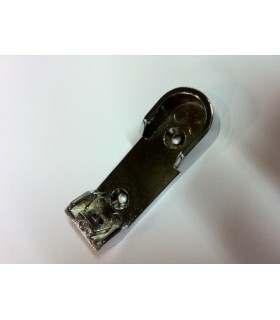 Embase chromé brillant pour tube ovale de 30 x 15 mm Embase chromé brillant pour tube ovale de 30 x 15 mm