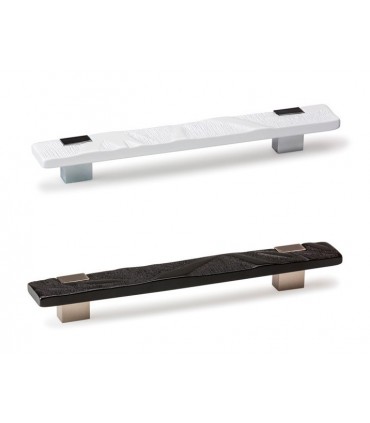 Poignée de meuble Série Bambu noir et blanc